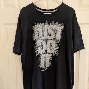 Nike Black n Gray Just Do it shirt XL